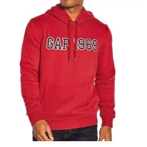 Mens Large Gap Sweatshirt, Red, New With Tags